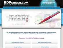 Tablet Screenshot of bdparker.com